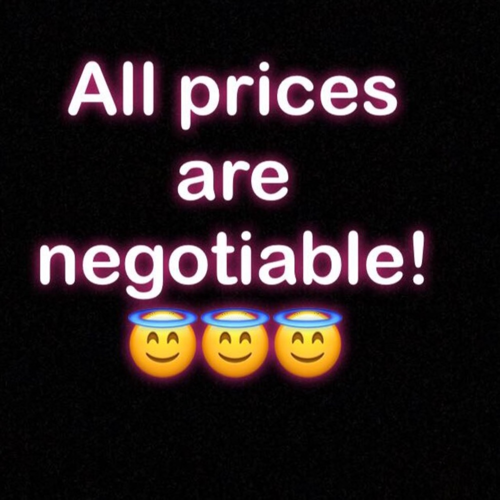 I’m open to lowering prices to reasonable values!